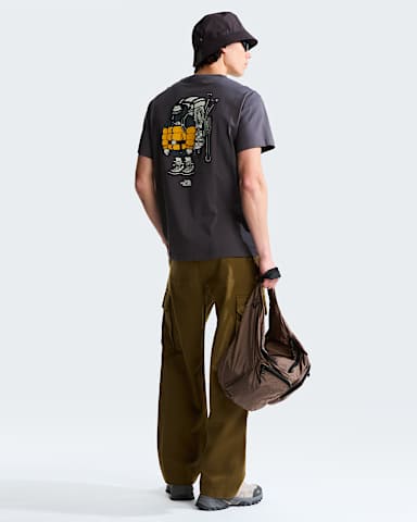 Gear Up Get Out Graphic TShirt Uniseks TNF Anthracite Grey ALT2