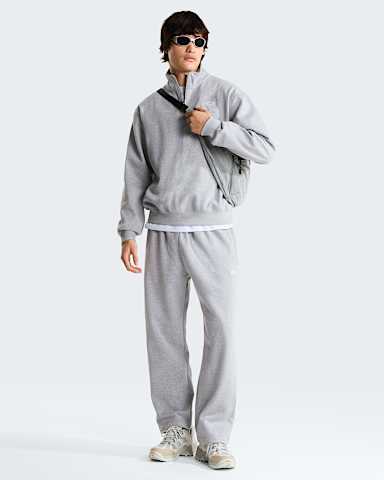 Joggers Essential Simple Dome Relaxed Open Hem da uomo TNF TNF Pale Grey Heather ALT1