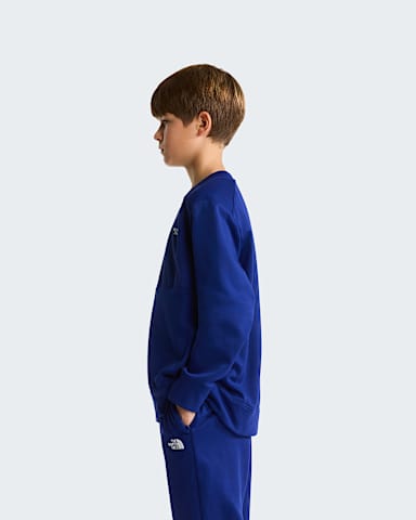 Teens TNF Performance Fleece Sweatshirt TNF Bold Blue ALT2
