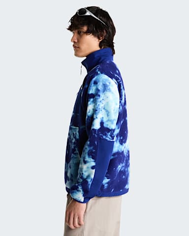 Yumiori Off Peak Printed Fleece Jacket M TNF Bold Blue Granitic Rock Print ALT2