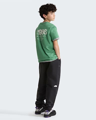 Teens Track Relaxed Graphic TShirt TNF Dimmed Algae ALT2