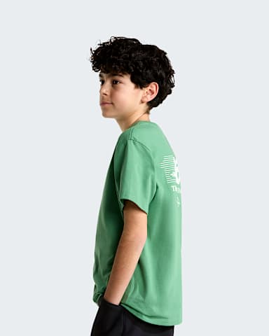 Teens Track Relaxed Graphic TShirt TNF Dimmed Algae ALT3
