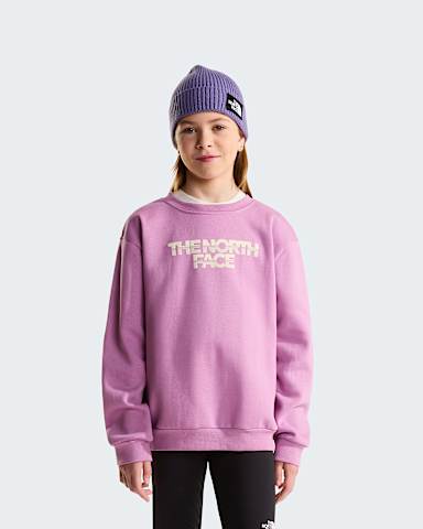 Sweat graphique dcontract Chalbi pour fille TNF Hushed Lavender HERO