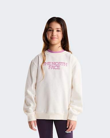 Sweat graphique dcontract Chalbi pour fille TNF White Dune HERO