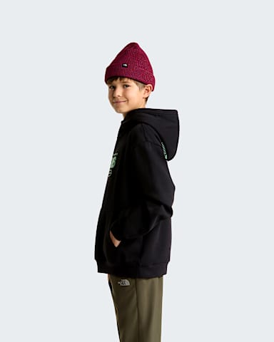 Sweat capuche graphique dcontract Track pour enfant TNF TNF Black ALT3