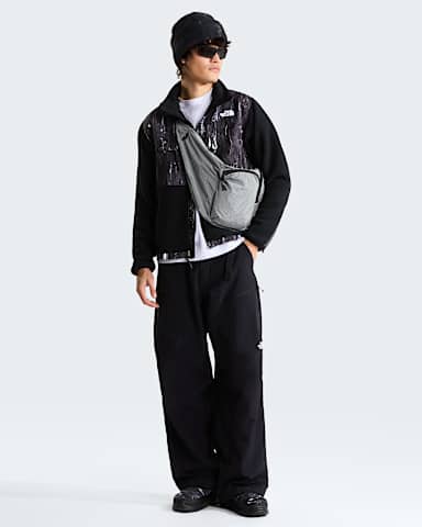 Retro Denali Geprinte Jas voor heren TNF TNF Black Impressions Print ALT1