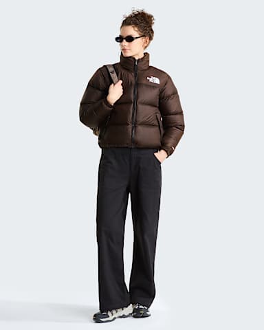 1996 Retro Nuptse Jacke fr Damen TNF Dark Chestnut alt1