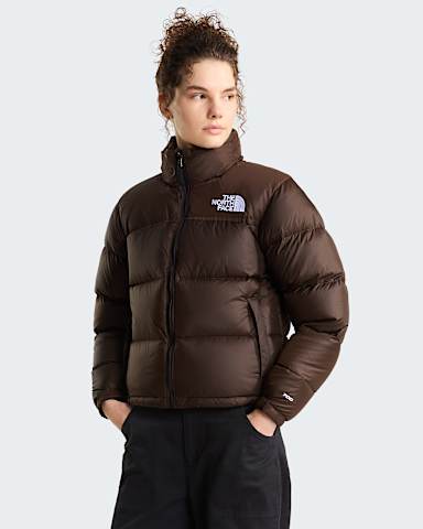 1996 Retro Nuptse Jacke fr Damen TNF Dark Chestnut hero