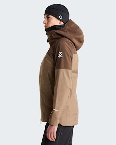 Veste Summit Eastwall GORETEX pour femme TNF GarnetSmokey Brown ALT2