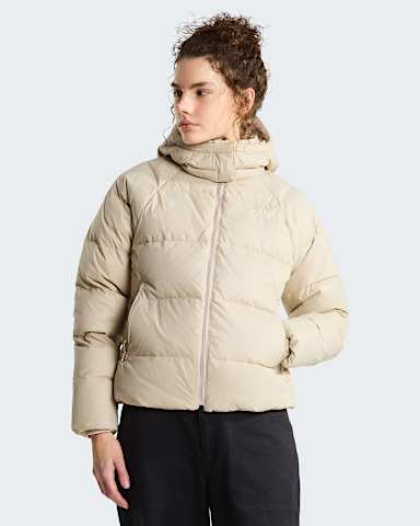 Giacca con cappuccio in piumino Hydrenalite City da donna TNF Timeless Taupe hero