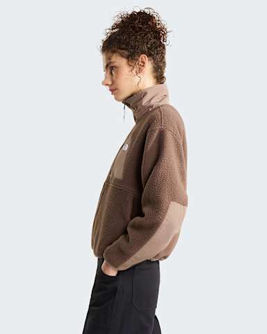 Womens Yumiori OffPeak FullZip Fleece Jacket TNF Smokey BrownGarnet ALT2