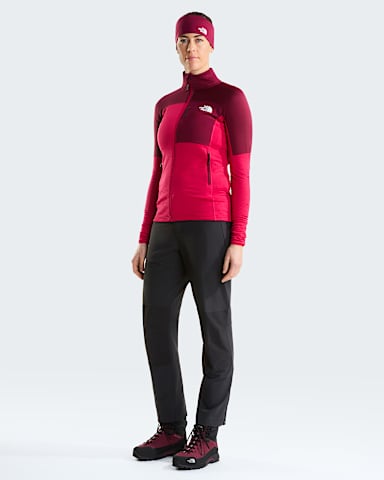 Womens Stormgap Power Grid Jacket TNF Lali GuranBurgundy Crush ALT1