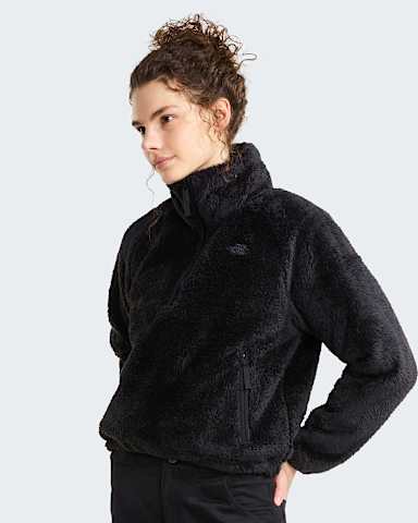 Giacca in pile Osito Evolve con mezza cerniera da donna TNF TNF Black HERO