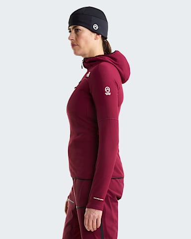 Summit FUTUREFLEECE Hooded Jacket W TNF Burgundy Crush alt2