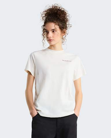 Womens Monte Regular Graphic TShirt TNF White Dune ALT1