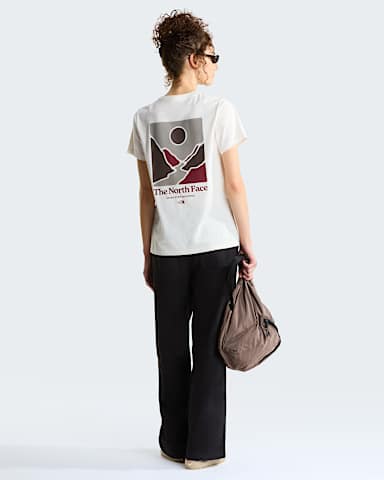 Womens Monte Regular Graphic TShirt TNF White Dune ALT2