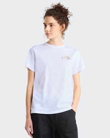 Womens Mountainscape Regular TShirt TNF TNF White ALT1