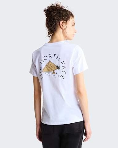 Womens Mountainscape Regular TShirt TNF TNF White HERO