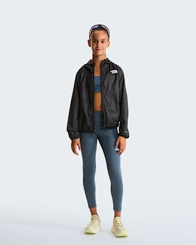 Girls Cyclone Wind Jacket TNF TNF Black ALT1