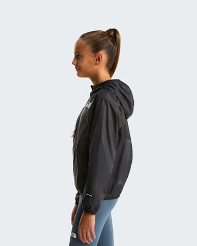 Girls Cyclone Wind Jacket TNF TNF Black ALT2