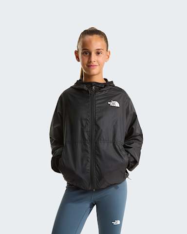 Girls Cyclone Wind Jacket TNF TNF Black HERO