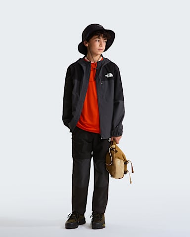 Teens Hike Convertible Trousers TNF TNF BlackAsphalt Grey ALT1