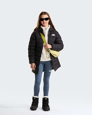 Girls Reversible Perrito Parka TNF TNF Black ALT2