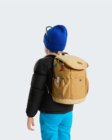 Kids Mini Explorer Backpack TNF Teddy Brown ALT1