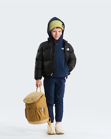 Veste 1996 Retro Nuptse pour enfant TNF TNF BlackRecycled Down ALT1