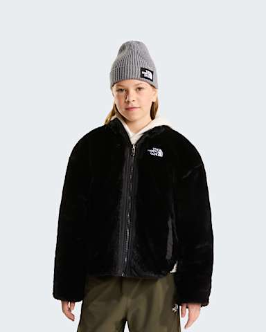 Girls Reversible Shasta FullZip Jacket TNF TNF Black ALT1