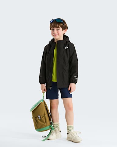 Kids Warm Antora Rain Jacket TNF TNF BlackTNF Black ALT1