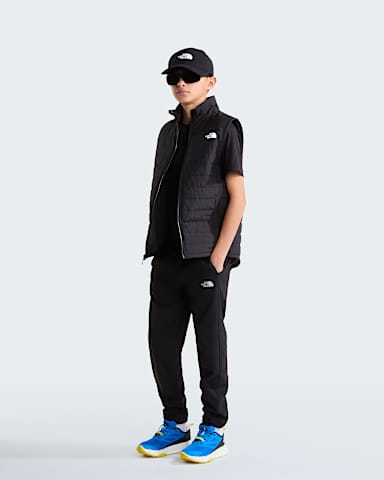 Boys On The Trail Trousers TNF TNF BlackSilver Reflective ALT1
