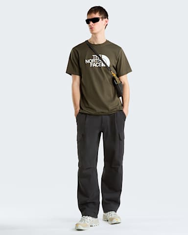 Mens Evolution Half Dome Regular TShirt TNF New Taupe Green alt1