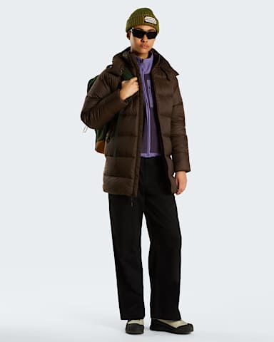 Parka con cappuccio in piumino Hydrenalite City da donna TNF Dark Chestnut alt1