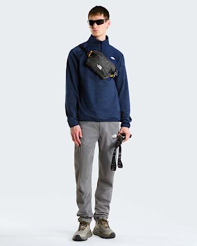 Casaco polar com fecho de correr de 14 TNF Performance para homem TNF Summit Navy Dark Heather alt1