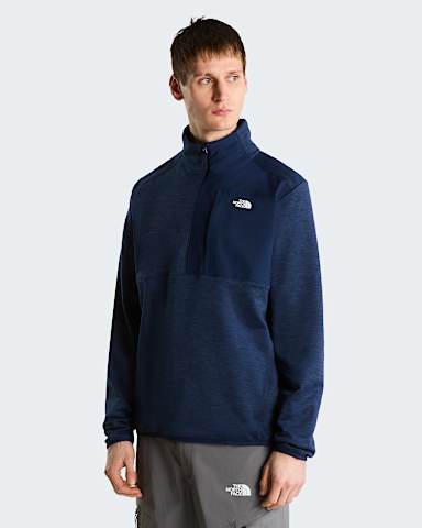 Casaco polar com fecho de correr de 14 TNF Performance para homem TNF Summit Navy Dark Heather hero