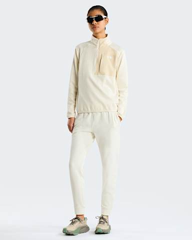 Damen TNF Performance FleeceSweatpants TNF White Dune alt1