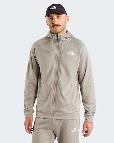Sudadera con cremallera integral Reaxion 20 para hombre TNF Stone Slab Dark Heather HERO