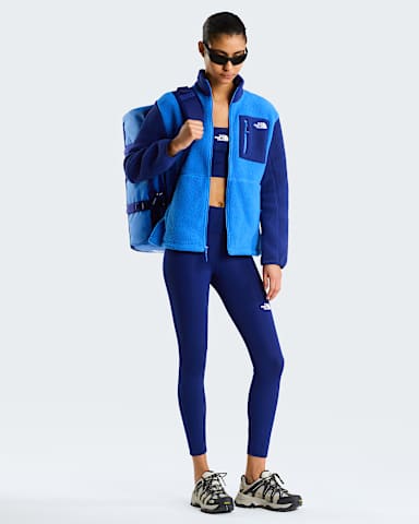 Womens Yumiori FullZip Fleece Jacket TNF Active BlueBold Blue ALT1