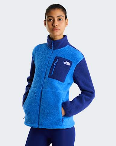Womens Yumiori FullZip Fleece Jacket TNF Active BlueBold Blue HERO