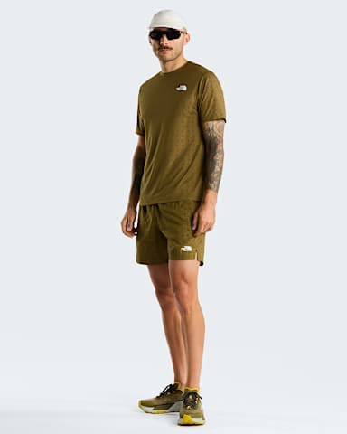 Mens 247 Pentadome Embossed Regular TShirt TNF Caraway Seed ALT1