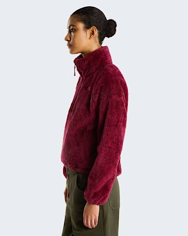 Veste en polaire demizippe Osito Evolve pour femme TNF Burgundy Crush ALT2