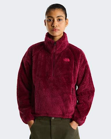 Veste en polaire demizippe Osito Evolve pour femme TNF Burgundy Crush HERO