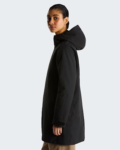Parka ligera con capucha TNF Range para mujer TNF TNF Black ALT2