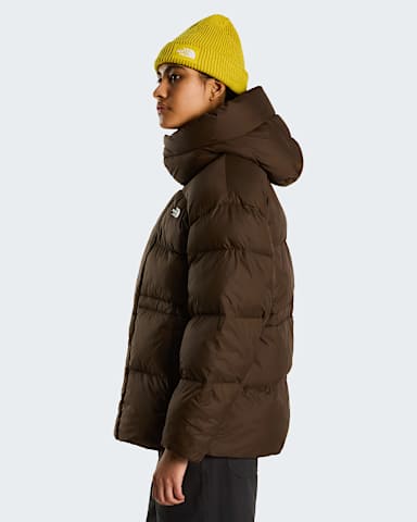 Damska kurtka puffer o kroju oversize TNF Dark Chestnut ALT2