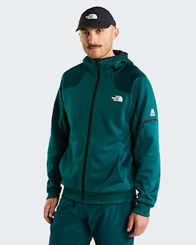 Mountain Athletics Hoodie Fleece 20 voor heren TNF Pacific Teal HERO