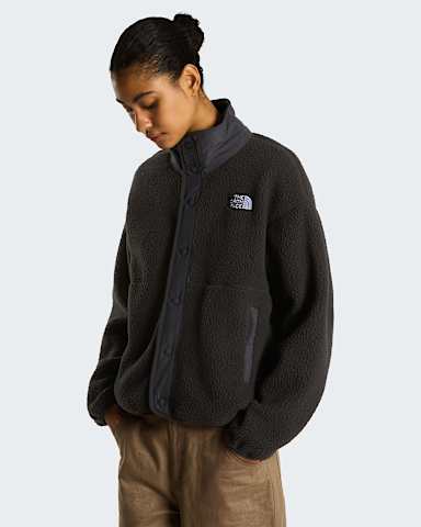 Cragmont Fleecejas voor dames TNF TNF BlackAnthracite Grey HERO