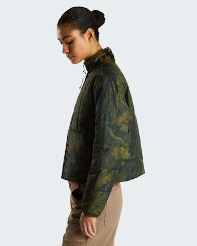 Zateplen bunda s potiskem Lhotse Lightweight pro dmy TNF Woodland Green Yosemite Oak Print alt2