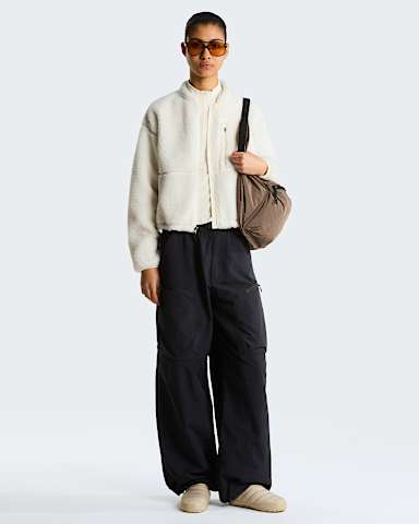 Womens Extreme Pile 2 Jacket TNF White Dune ALT1