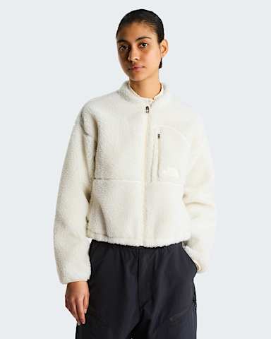 Womens Extreme Pile 2 Jacket TNF White Dune HERO